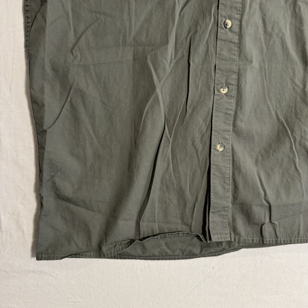 Wrangler Fishing Shirt Mens Medium Vented Short Sleeve Green Army Gray Outdoors - Picture 6 of 12